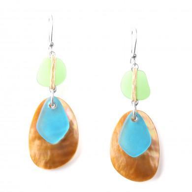 Boucles d oreilles belle ile