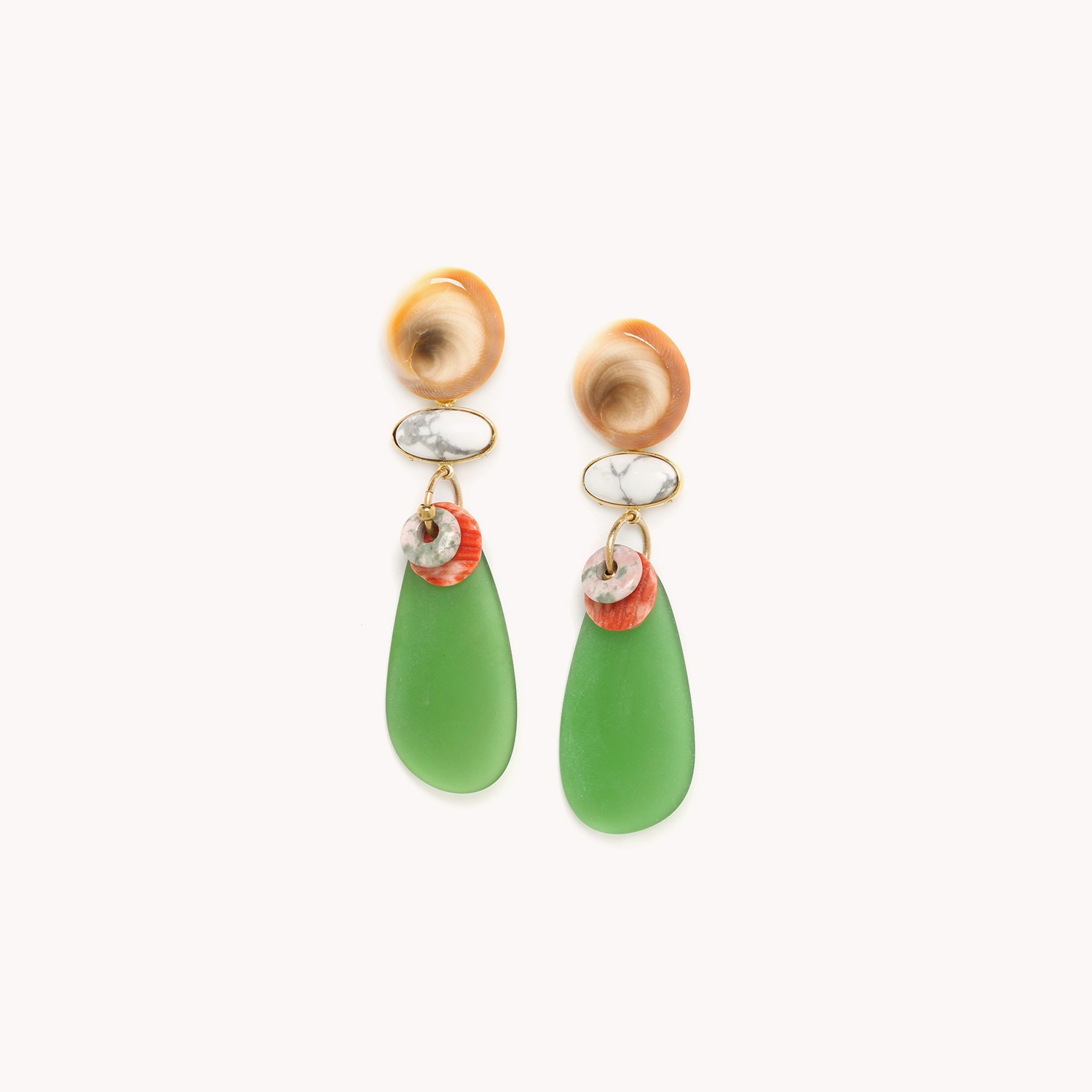 Boucles d oreilles cap ferret nature bijoux
