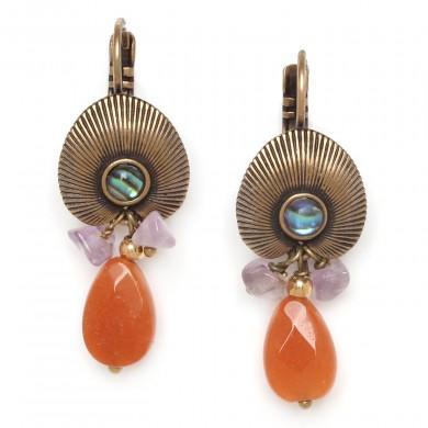 Boucles d oreilles nature bijoux collection mystique 2