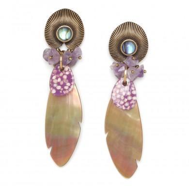 Boucles d oreilles nature bijoux collection mystique 4
