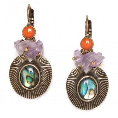 Boucles d oreilles nature bijoux collection mystique 5