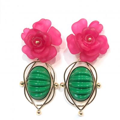 Boucles d oreilles petunia