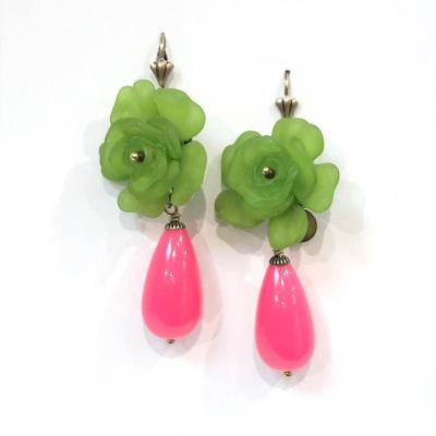 Boucles d oreilles primevere