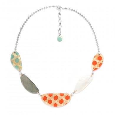 Collier cannage nature bijoux